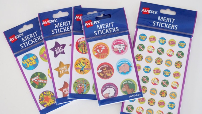 Avery Merit Stickers